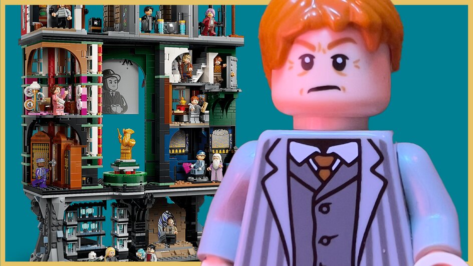 Teaserbild für Das neue Harry Potter Zaubereiministerium von LEGO ist viel besser als die alte Version – aber leider immer noch nicht gut