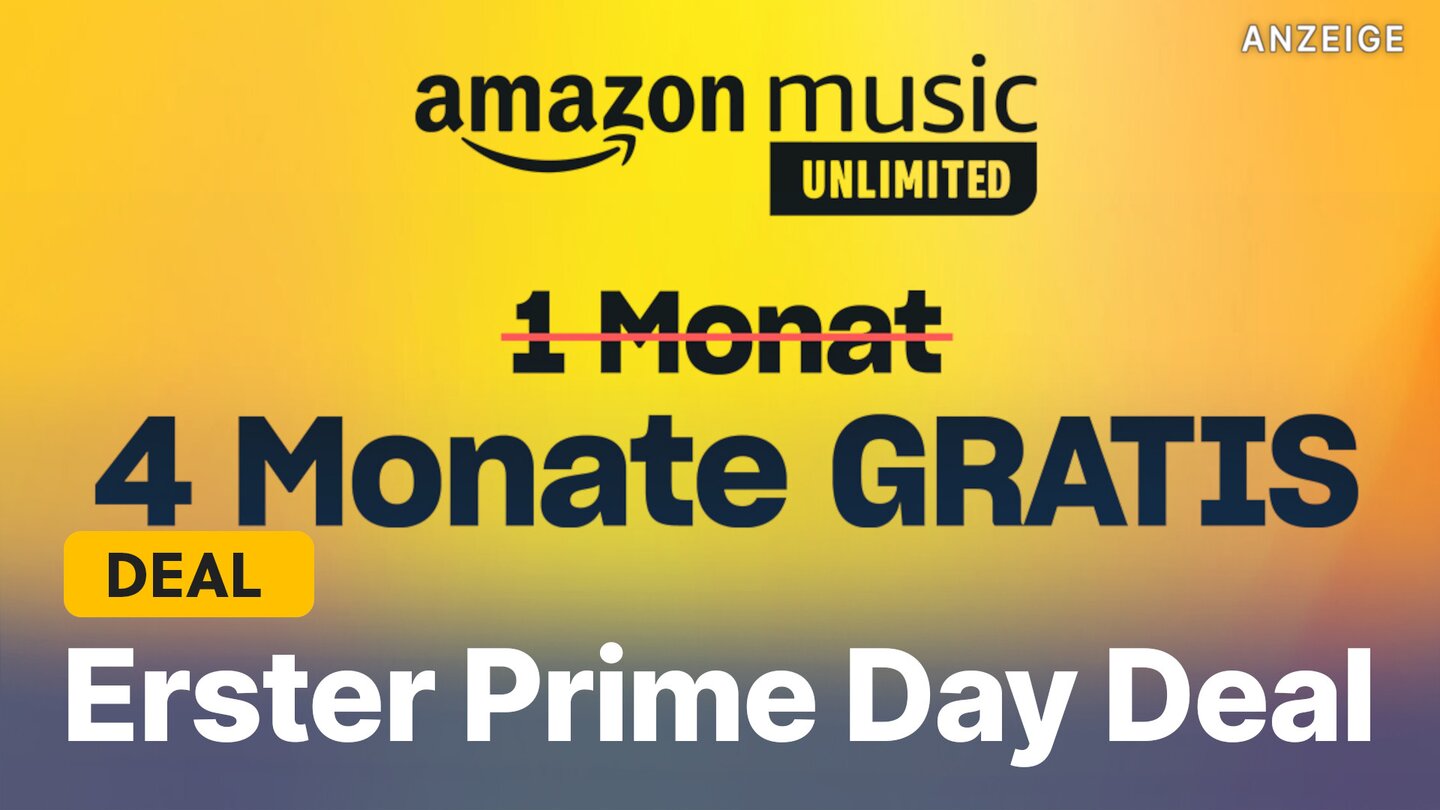 Prime Day Angebot Amazon Music Unlimited 4 Monate kostenlos nutzen uber 100 Millionen Songs horen