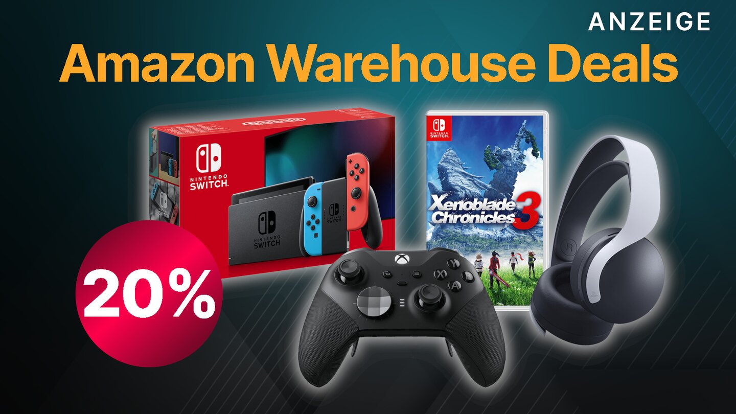 20 auf Gaming Deals Controller Spiele mehr gunstig im Amazon Warehouse sichern