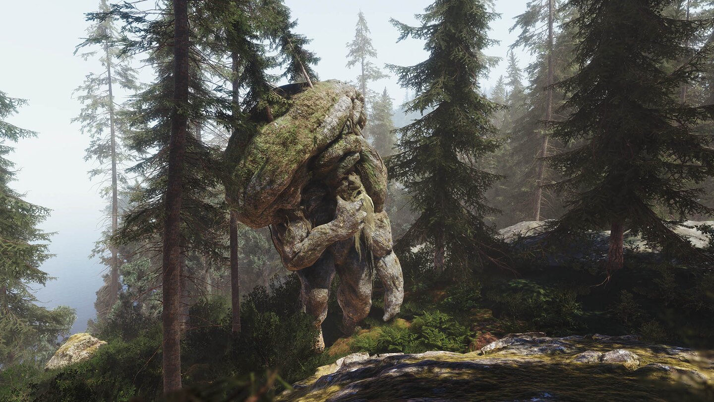 Survival-Spiel Among the Trolls präsentiert sich im Trailer mit wunderschönen Wäldern