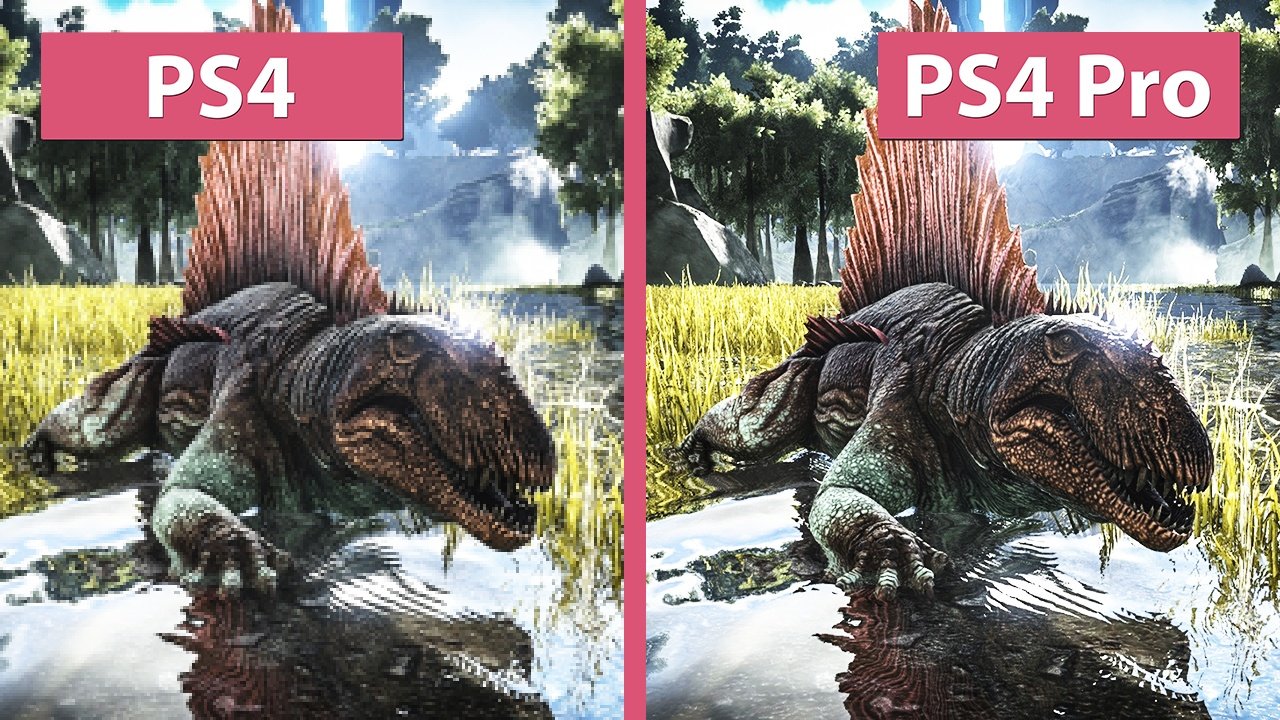 ARK: Survival Evolved - PS4 gegen PS4 Pro im Grafik-Vergleich
