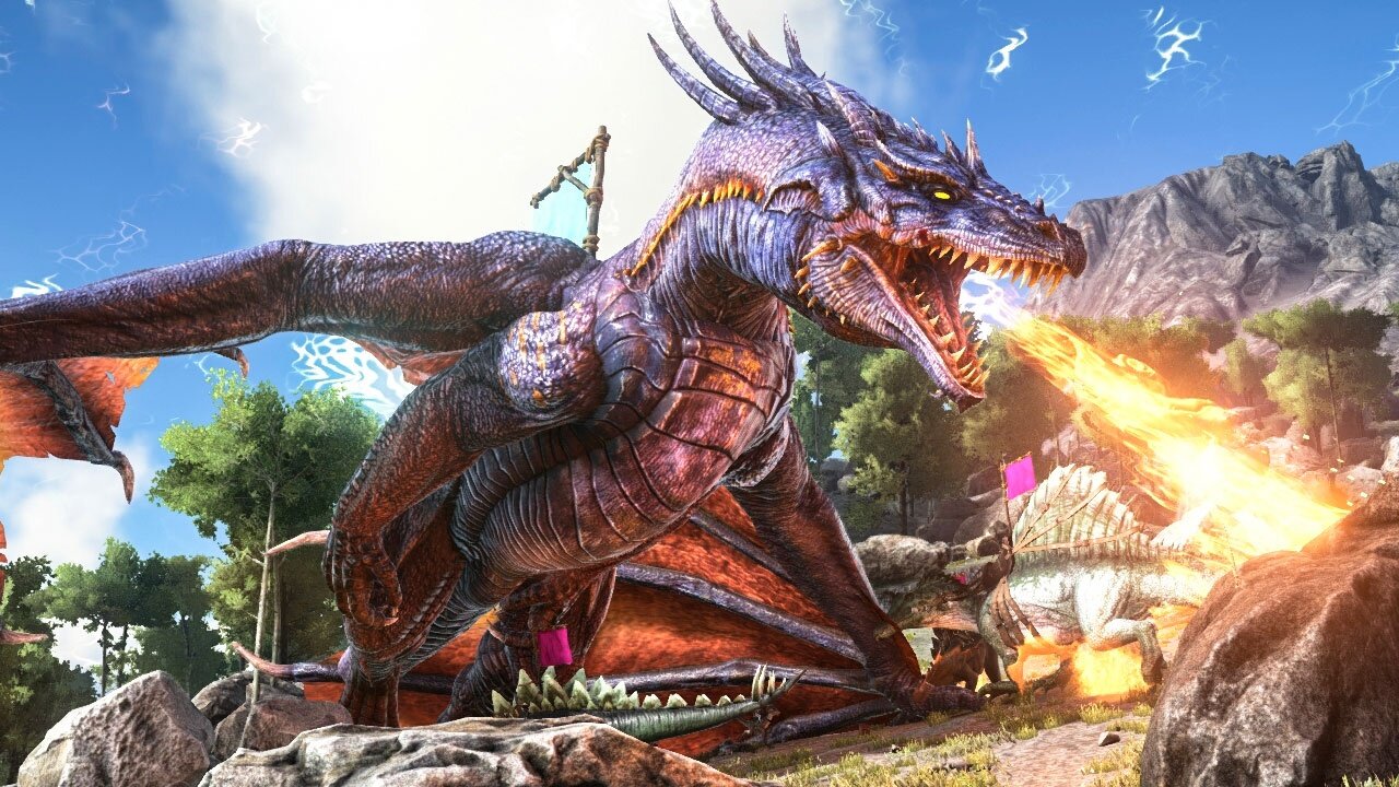 Ark: Survival of the Fittest com data na PS4