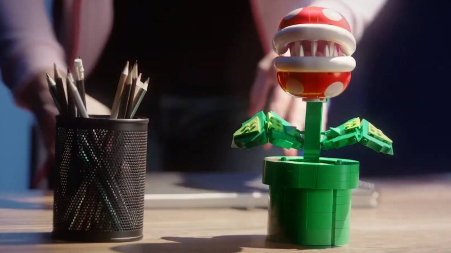 Die Piranha-Pflanze aus Super Mario gibts jetzt auch als schicke Lego-Figur