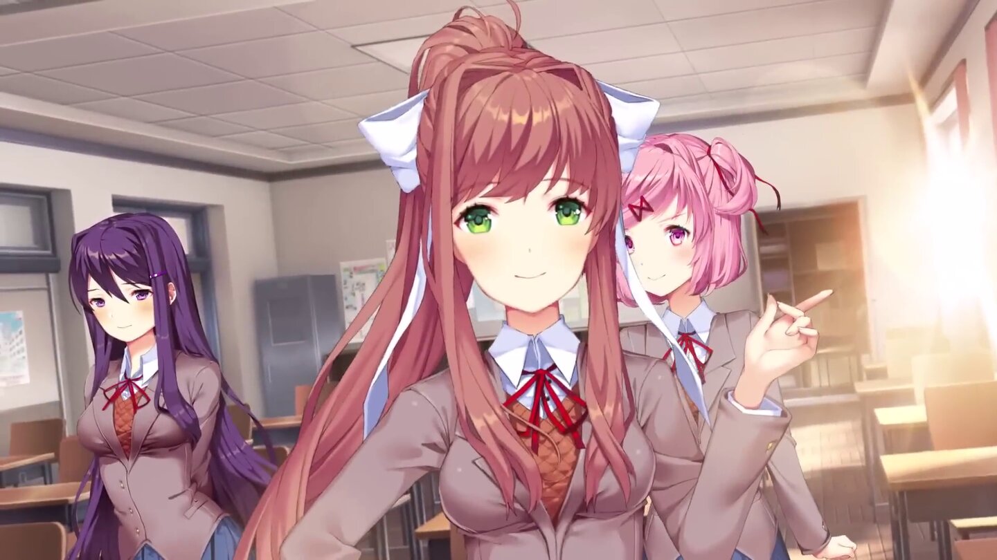 Doki Doki Literature Club im offiziellen Release-Trailer