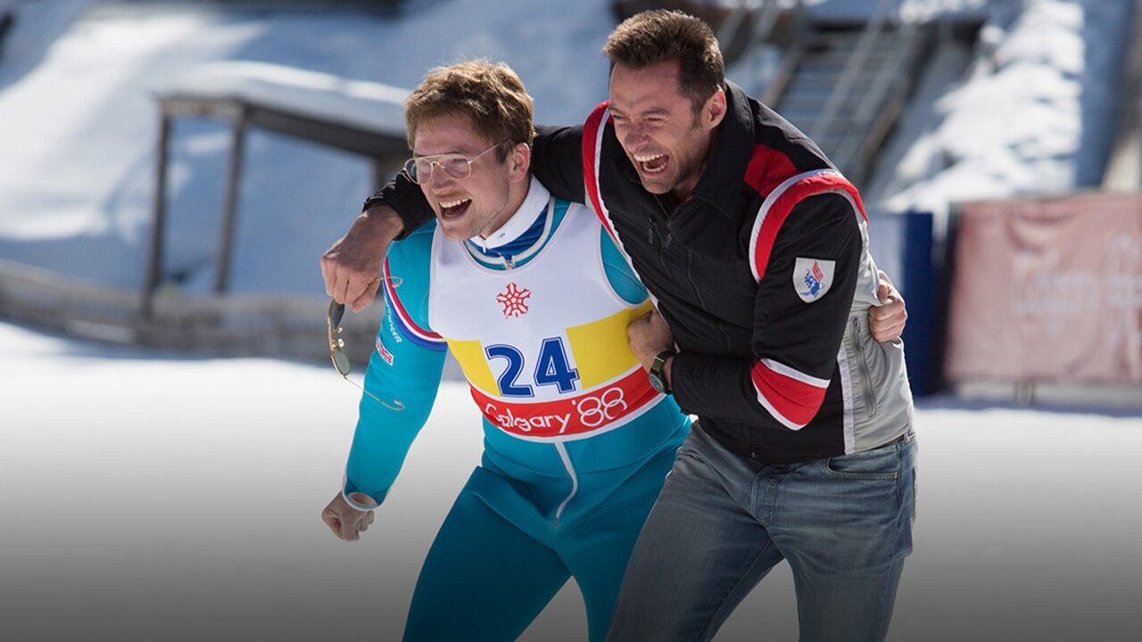 Eddie the Eagle - Kino-Trailer: Hugh Jackman macht Taron Egerton zum Skispringer