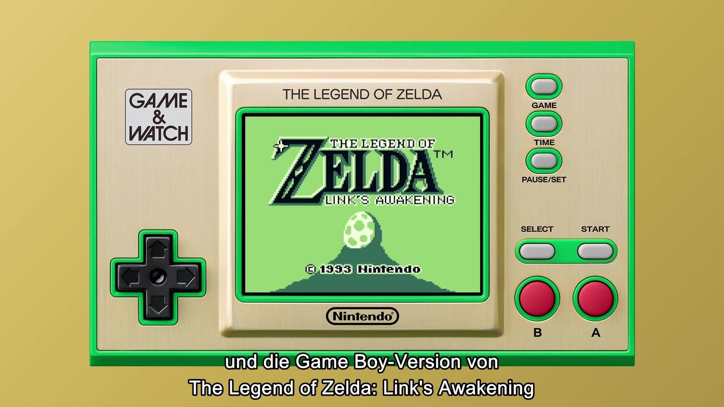 Game + Watch: The Legend of Zelda - Trailer zur Retro-Konsole im Mini-Format