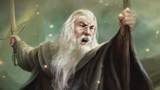 Guardians of Middle-Earth - Gandalf und Gollum im Kampf