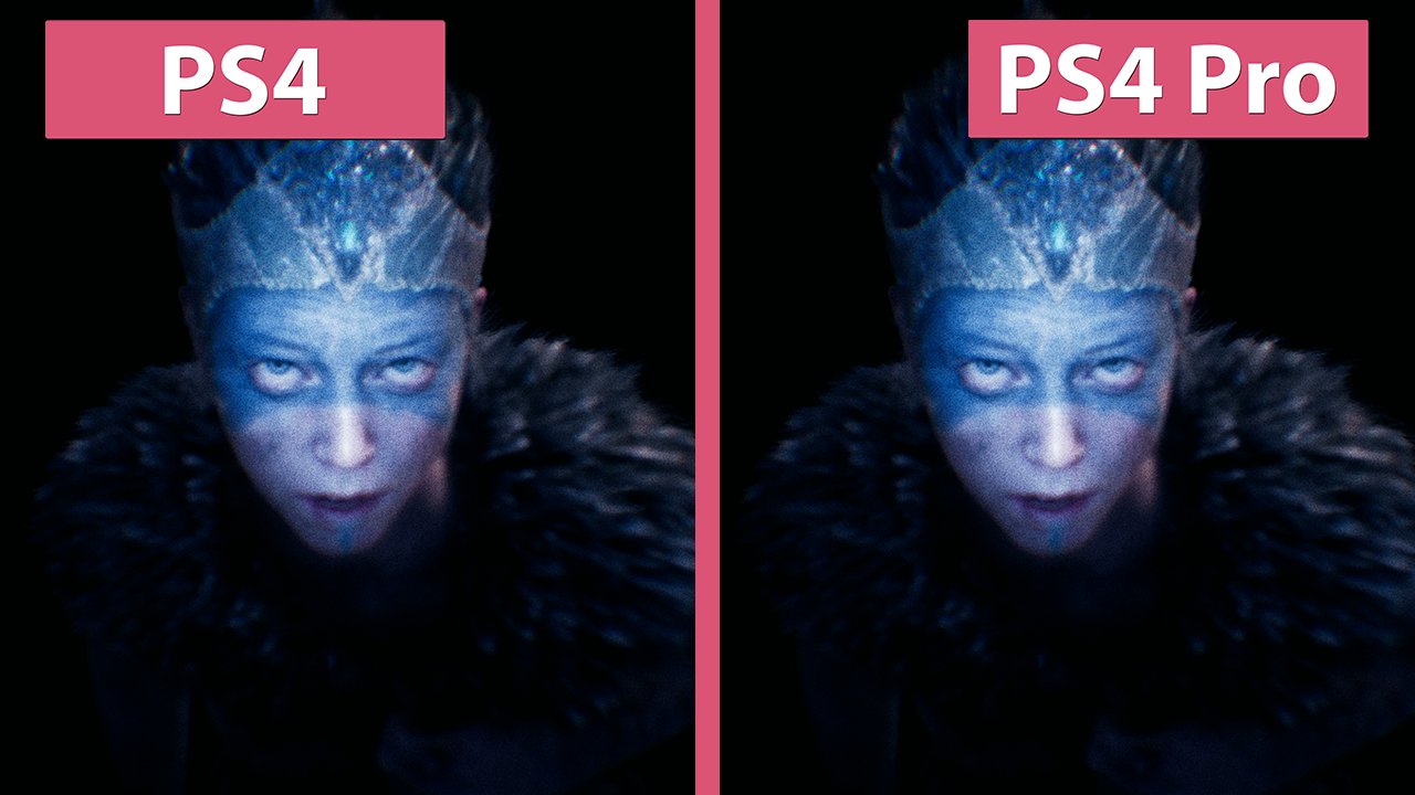 Hellblade: Senuas Sacrifice - PS4 gegen PS4 Pro im 30 und 60 fps Modus
