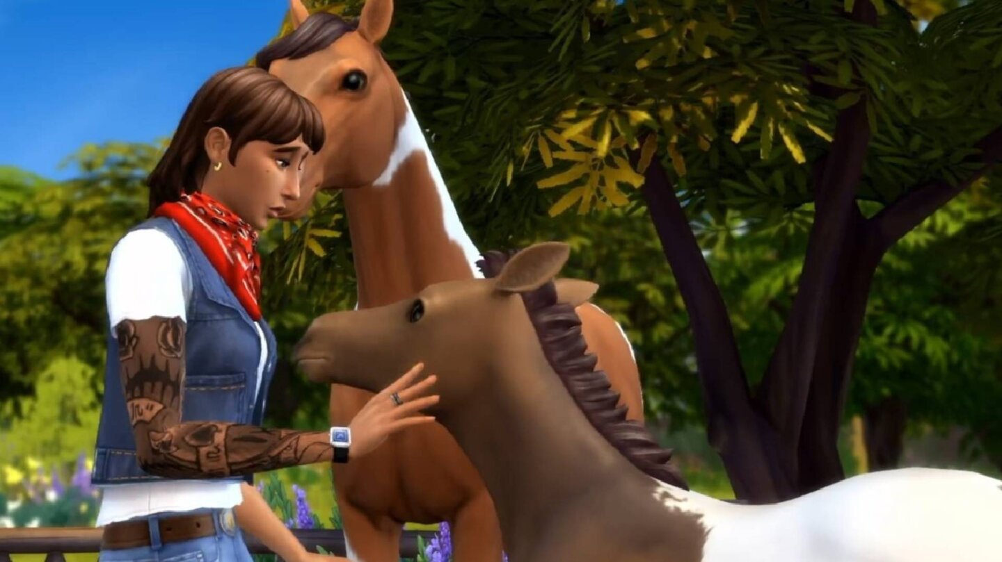 In Die Sims 4 könnt ihr schon bald eure eigene Pferderanch aufbauen - so funktionierts