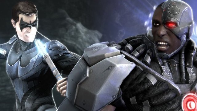 Injustice: Gods Among Us - ComicCon-Trailer: Nightwing + Cyborg mischen mit