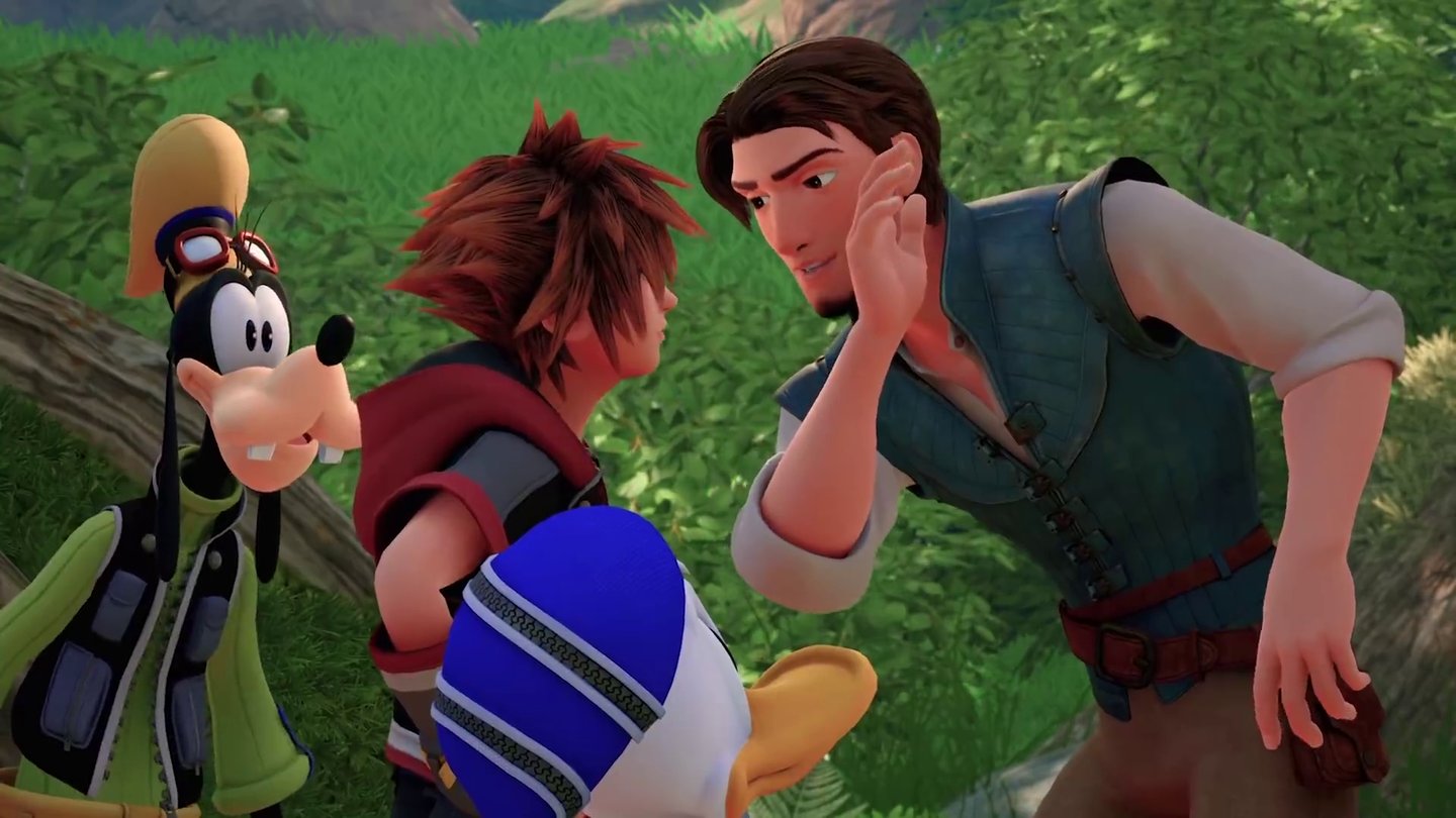 Kingdom Hearts 3 - Mehr Gameplay aus der Rapunzelwelt, erster Blick auf Team-Attacken