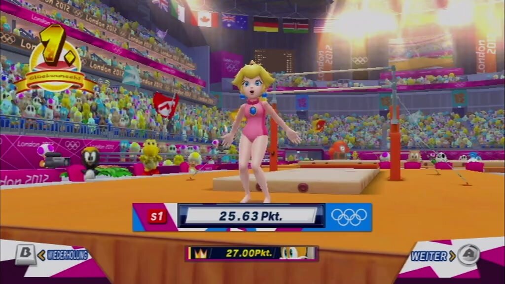 Mario + Sonic bei den Olympischen Spielen: London 2012 - Test-Video für Wii
