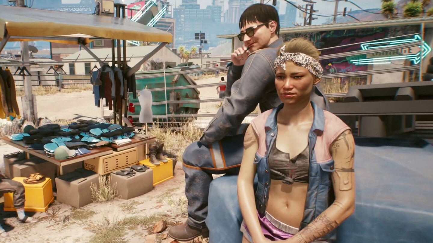 Modenschau in Cyberpunk 2077 - Trailer zeigt die ausgefallenen Stile von Night City