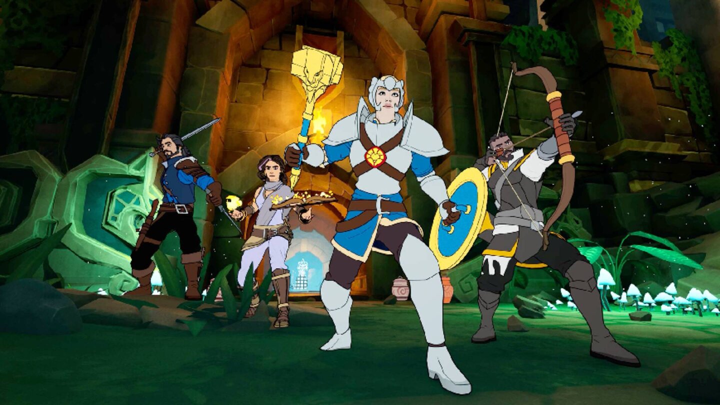 Mythforce ist ein Koop-RPG, das auch nachmittags im Cartoon-Programm laufen könnte