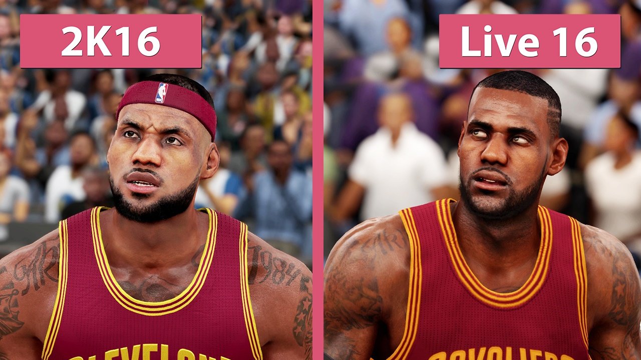 NBA 2K16 gegen NBA Live 16 - Grafikvergleich der beiden Basketball Simulationen