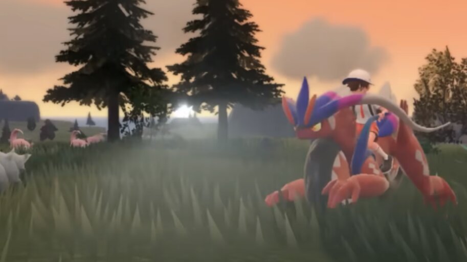 Pokémon Karmesin + Purpur - Trailer zeigt, wie ihr mit den Legendarys durch die Welt gleitet, klettert und schwimmt
