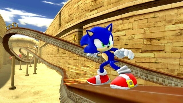 Sonic Unleashed Screenshots Staubige Bilder Aus Der Wii Version