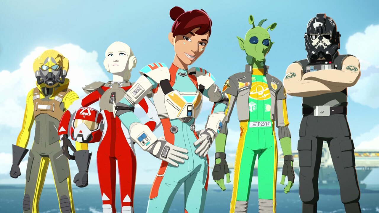 Star Wars Resistance - Video-Special zur neuen Serie stellt das Team Aces vor