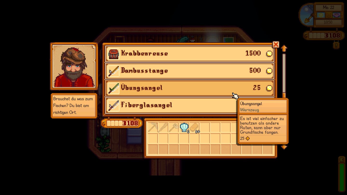 Stardew Valley: ConcernedApe gibt zu, dass angeln wirklich viel zu schwer  ist, hat aber auch einen guten Tipp parat