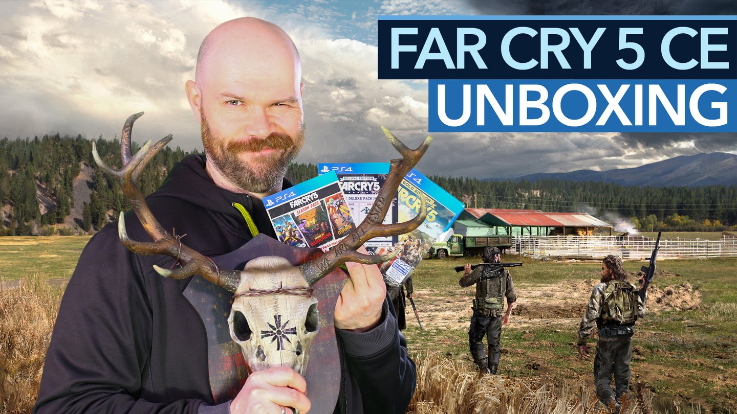 Unboxing Far Cry 5 - Die dickste Edition für Jäger und Sammler