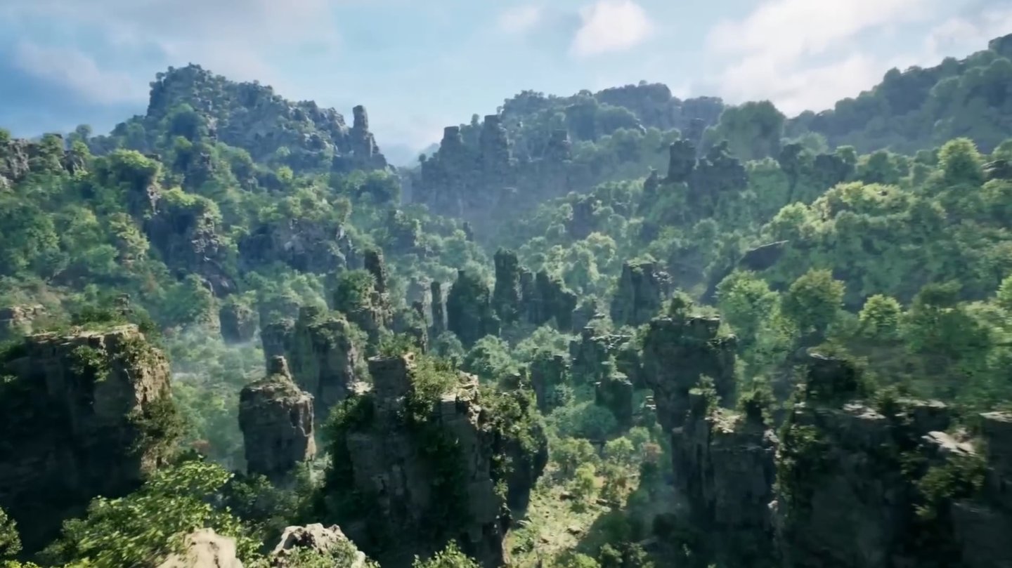 Unreal Engine 5 - Grafik-Demo zeigt gigantischen Dschungel, der mit nur wenigen Klicks erstellt wurde