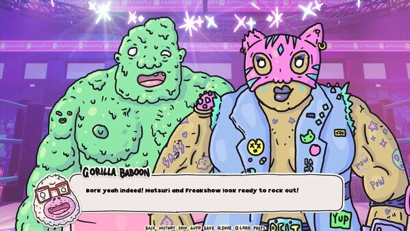 Wrestling with Emotions ist Wrestling- und Dating-Sim zugleich