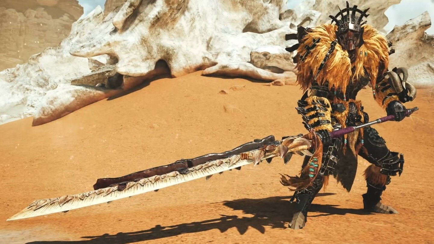 Monster Hunter Wilds: So sieht das Langschwert im neuen Ableger aus