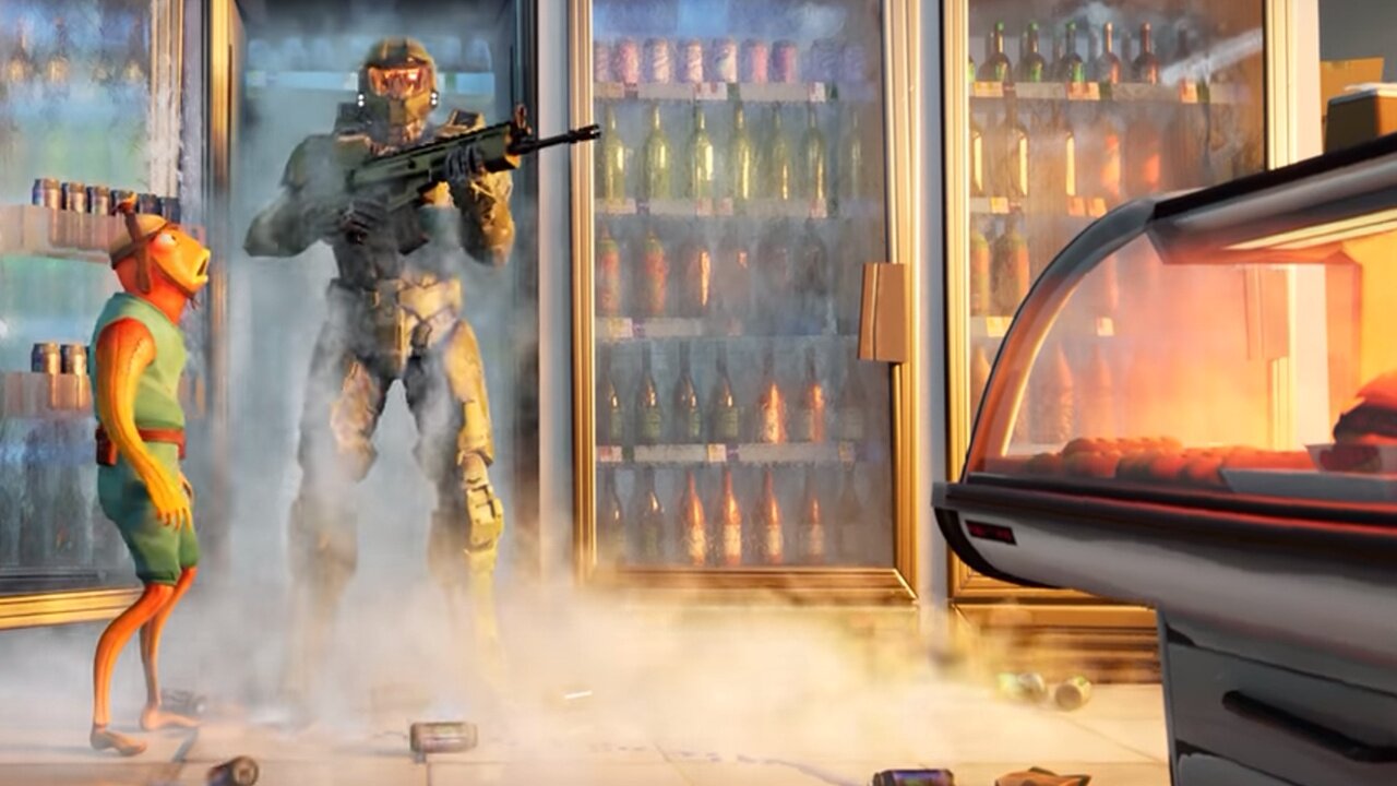 Der Master Chief feiert in Kapitel 2 Season 5 zu Fortnite seinen ersten Auftritt