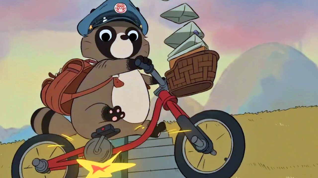 In Tanuki Pons Summer spielen wir einen knuddeligen Waschbären auf einem BMX