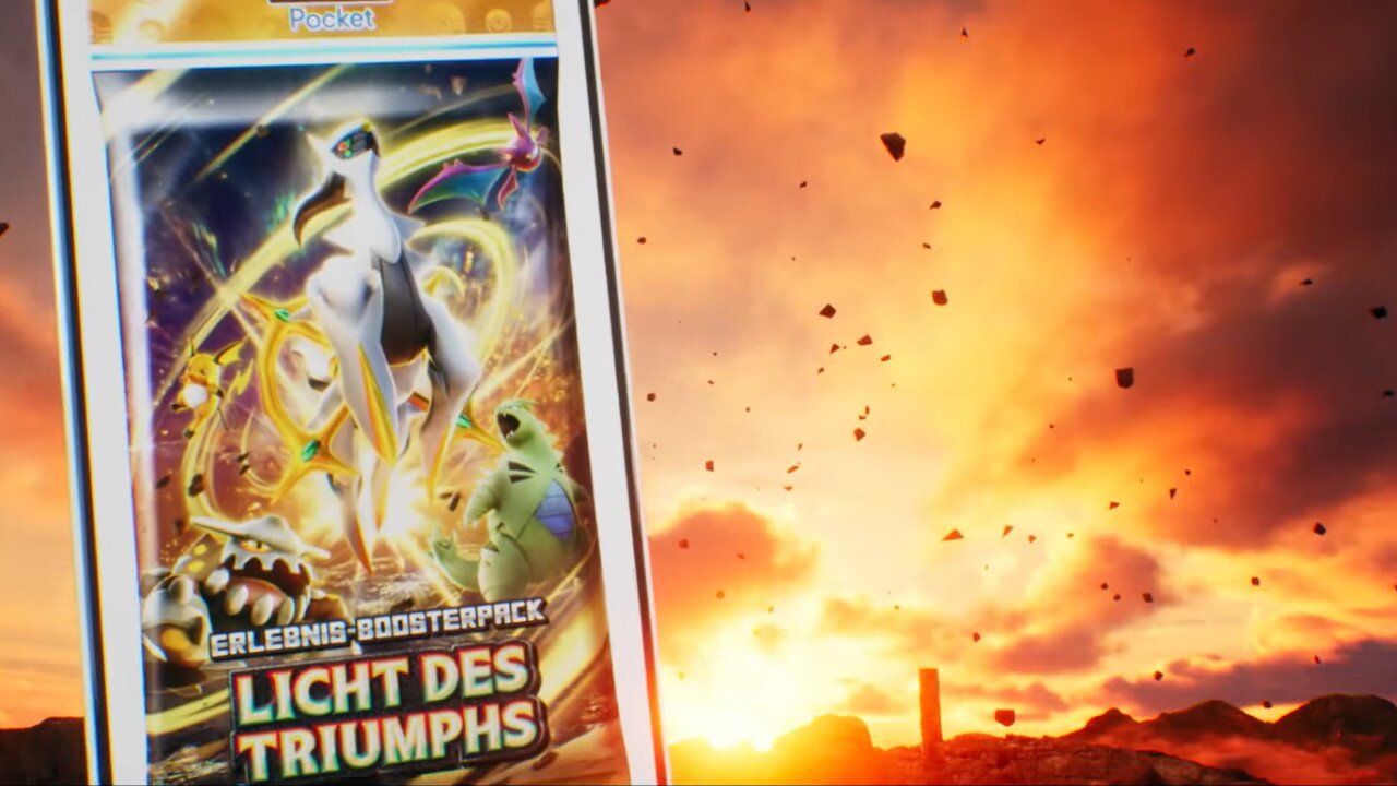 Pokémon TCG Pocket stellt per Trailer das neue Booster-Set Triumphierendes Licht vor