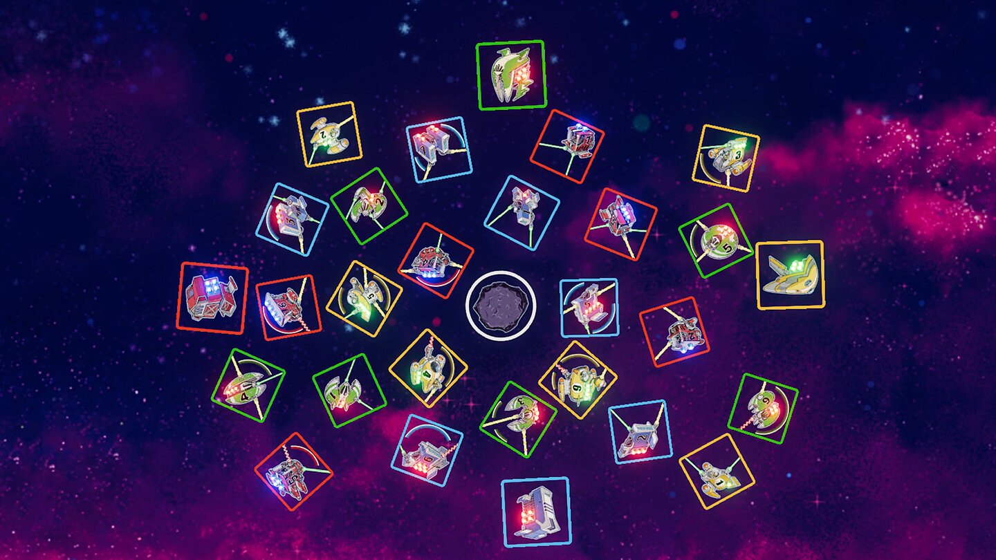 So sieht eine Runde Light Speed Arena in der App aus