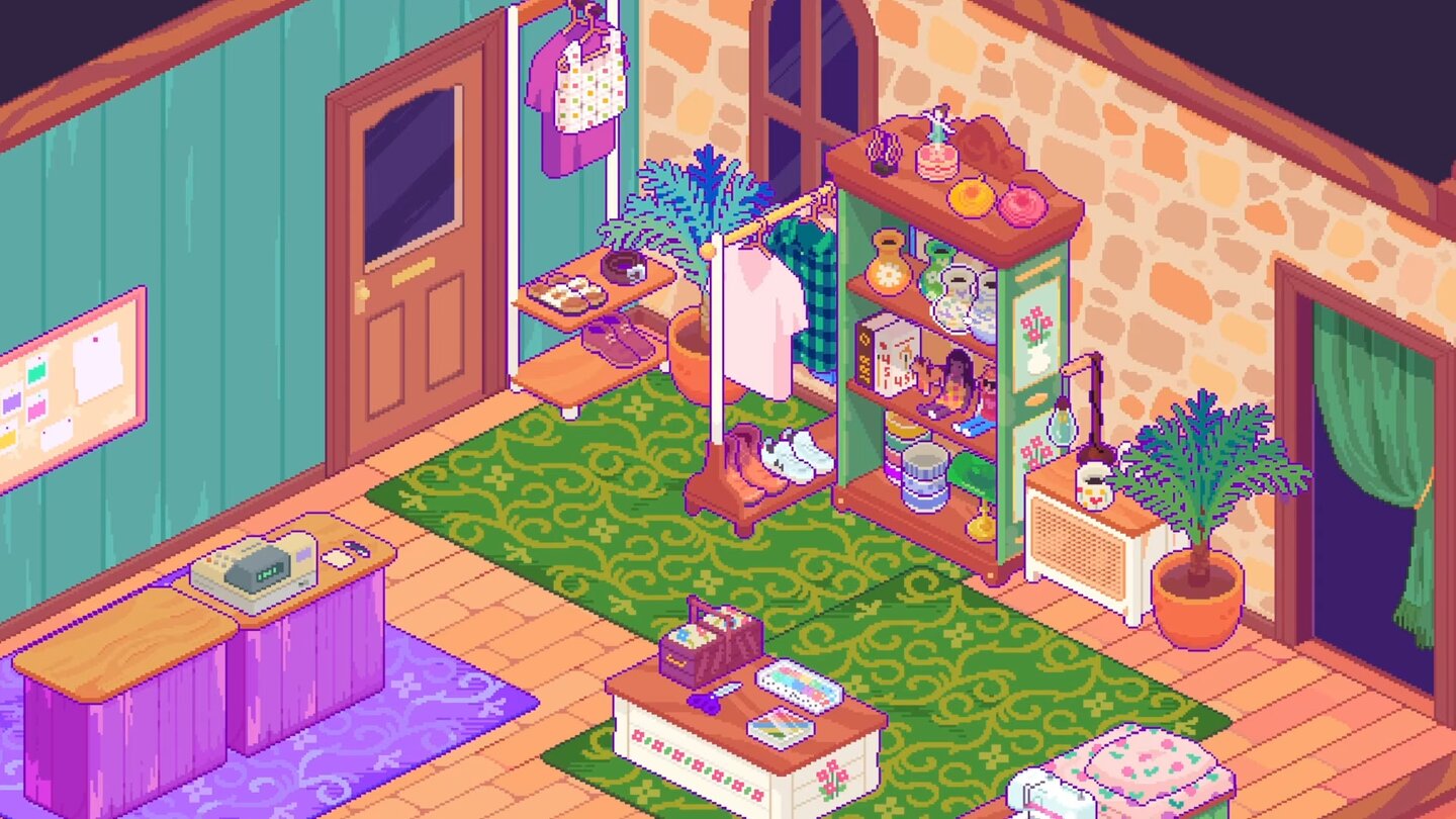 Dieses Spiel kommt aus Ludwigsburg und lässt euch euren eigenen Second-Hand-Laden in den 90ern führen