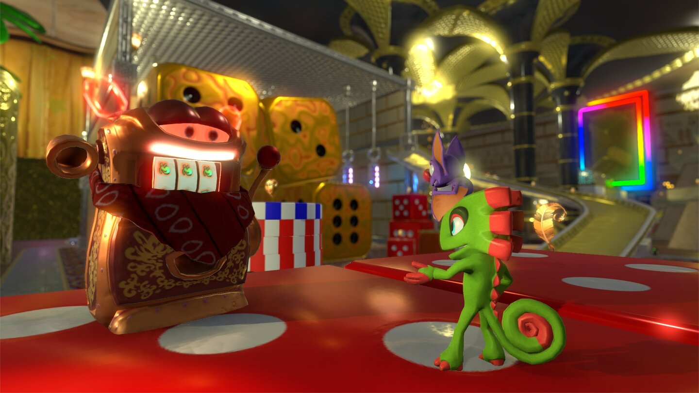 Yooka-Laylee - Trailer stellt neue Welt Capital Cashino vor