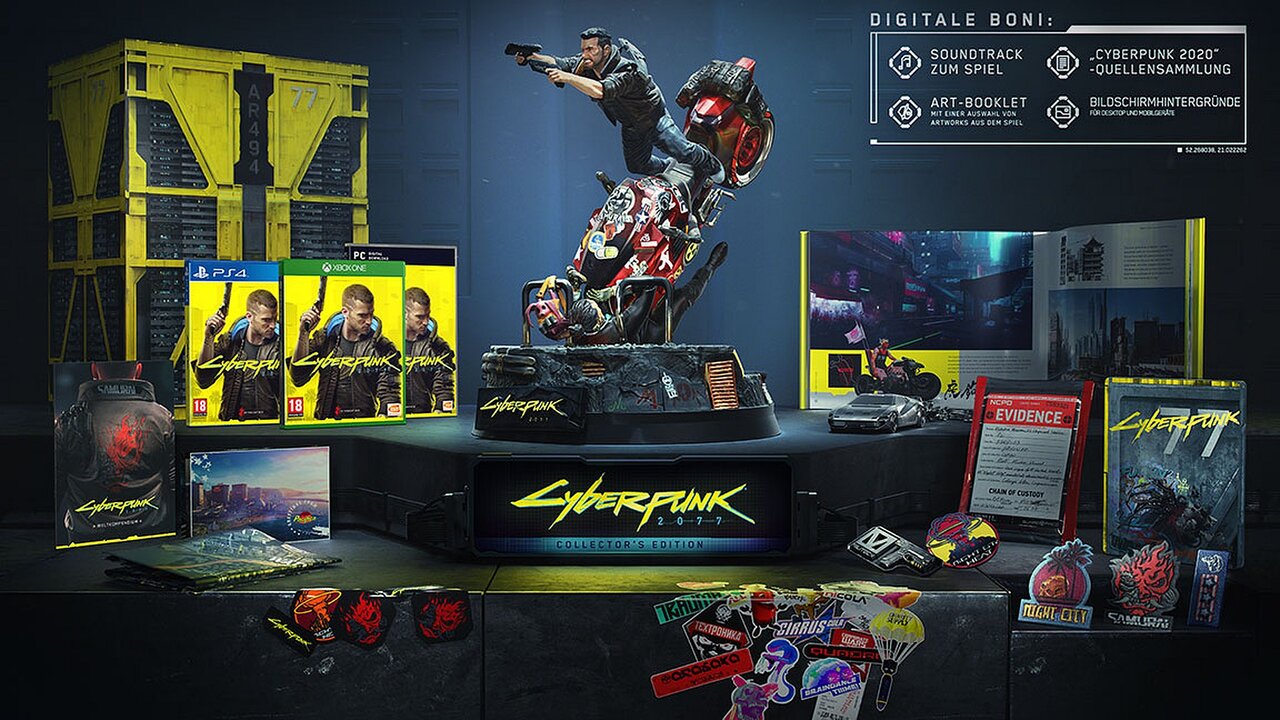 Amazon Angebot Cyberpunk 2077 Collector S Edition Jetzt Zum Bestpreis