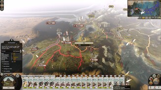 Total War: Shogun 2Ihr janapisches Reich verwalten SIe auf dieser detaillierten Übersichtskarte, wo Sie Städte ausbauen ...