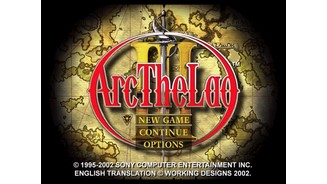 Arc the Lad III: Title screen