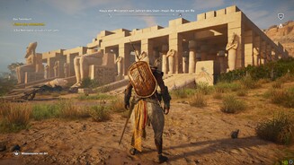 Assassins Creed: Origins - Der Fluch der PharaonenIn der Nekropole finden wir neben Gräbern auch einige Sehenswürdigkeiten.