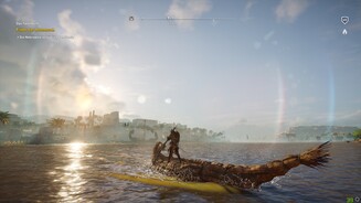 Assassins Creed: Origins - Der Fluch der PharaonenDer Nil teilt Theben in einen West- und einen Ostteil auf.