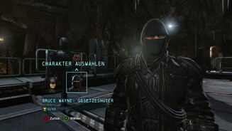 Batman: Arkham Origins - InitiationNeben einem bärtigen Bruce Wayne darf man auch mit Ninja-Maske Schurken verhauen.