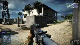 Battlefield 4 - Naval StrikeDie Maps sind hübsch aber aus Versatzstücken anderer Karten gebaut. Dieses Haus steht auch auf der Karte »Sturm auf Paracel«