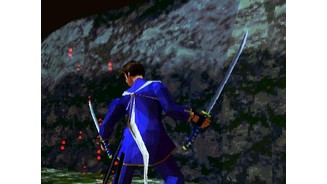 Two blades. Bushido Blade 2 introduces two additional sword styles: the sword-in-sheath iaijutsu style, and the two-sword nito style, as seen here.