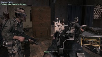 Call of Duty: Modern Warfare 3 - PC-Screenshots (Solo-Kampagne)Der Mann, der im Hintergrund auf der Krankenbahre liegt, ist Soap MacTavish.