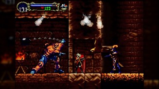 Castlevania: Symphony of the NightAlucard ist auch mit Magie im Bunde: Dank einer Tastenkombination beschwört das Halbblut Geister, die sich auf seine Gegner stürzen.