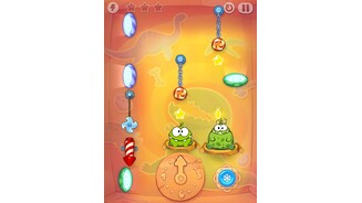 Cut the Rope: Time TravelRaketen, Portale, magische Uhren – ob die Süßigkeit nach den ganzen Strapazen wohl noch essbar ist?