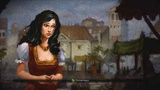 Port Royale 3 (Xbox 360)Um Elena, das Objekt eurer Begierde, zu beeindrucken, müssen wir viel Geld scheffeln oder Piraten jagen.