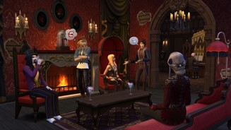 Die Sims 4Screenshots aus dem Gameplay-Pack »Vampire«