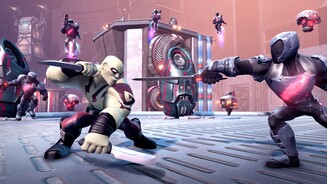 Disney Infinity 2.0: Marvel Super HeroesDrax ist zwar im Kampf etwas langsamer als beispielsweise Gamorra, dafür aber auch ziemlich stark.