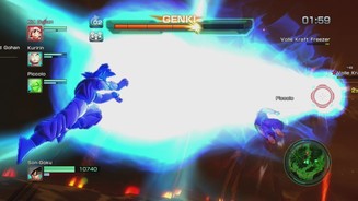 Dragon Ball Z: Battle of ZDie Effekte sind besonders gelungen. Egal ob Genkidama oder Kamehameha, die Attacken tauchen das Schlachtfeld in bunte Farben und klingen zudem auch noch wuchtig.