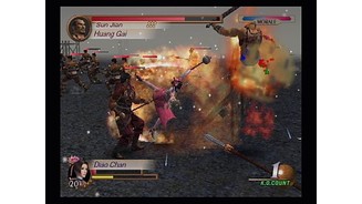 Dancing on their graves. Diao Chan shows that women who historically never fought can kick butt when using their musou attack.