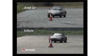 Comparison in physics between real car and Enthusia car
